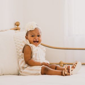 Natural First Birthday session (Studio Portriat)